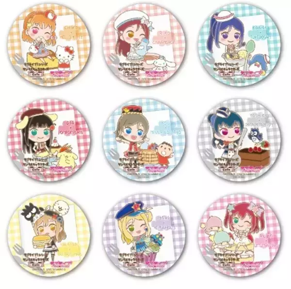 「「ラブライブ！×サンリオ」コラボカフェが開催決定 μ's＆Aqours＆Saint Snowが描き起こしイラストで登場」の画像