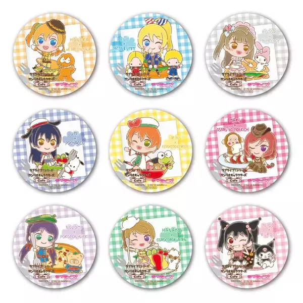 「「ラブライブ！×サンリオ」コラボカフェが開催決定 μ's＆Aqours＆Saint Snowが描き起こしイラストで登場」の画像