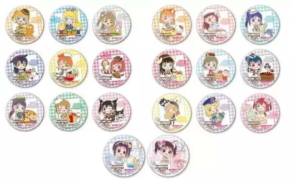 「「ラブライブ！×サンリオ」コラボカフェが開催決定 μ's＆Aqours＆Saint Snowが描き起こしイラストで登場」の画像