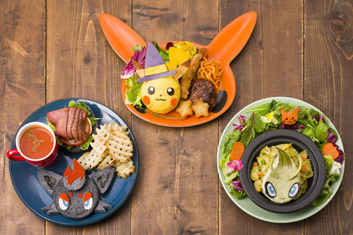 ポケモン ピカチュウ セレビィ ゾロア オフィシャルカフェにハロウィンメニューが登場 19年8月18日 エキサイトニュース