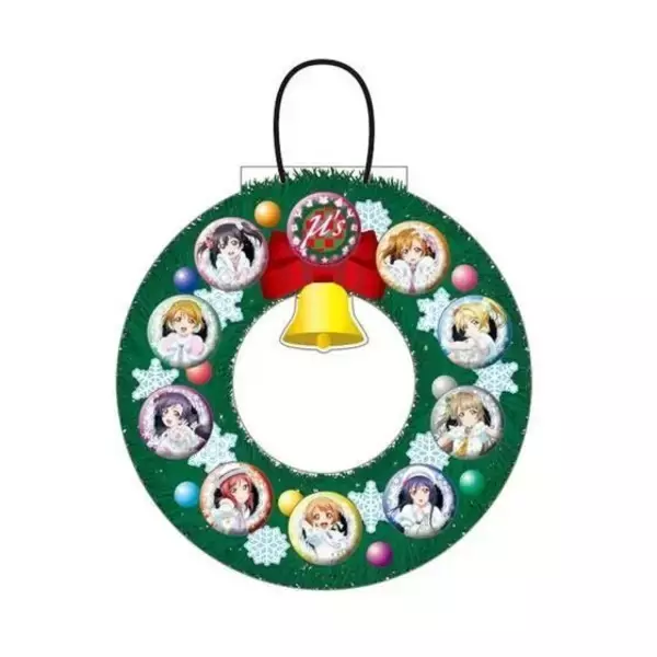 「「ラブライブ！」クリスマスにぴったり！「Snow halation」仕様のμ'sメンバー缶バッジセットが登場」の画像