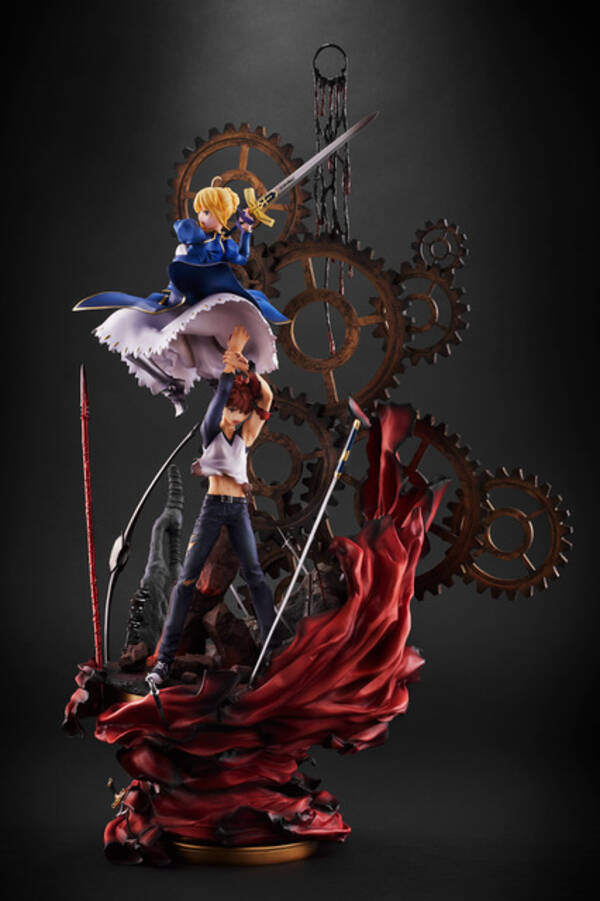 Fate Stay Night 15周年フィギュアが圧倒的存在感 武内崇監修で 士郎 セイバーの名シーン を再現 19年12月日 エキサイトニュース