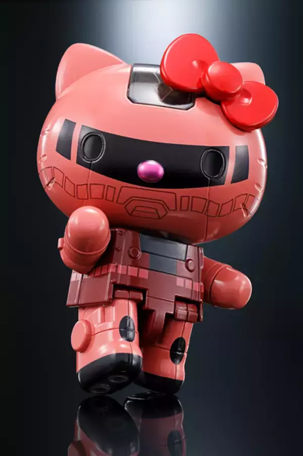 「「ガンダム＆ハローキティプロジェクト」超合金のキティがガンダム、シャア専用ザクに!?」の画像