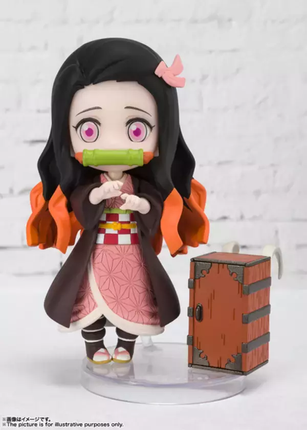 鬼滅の刃」竈門禰豆子、かわいい手のひらサイズのミニフィギュアとして 
