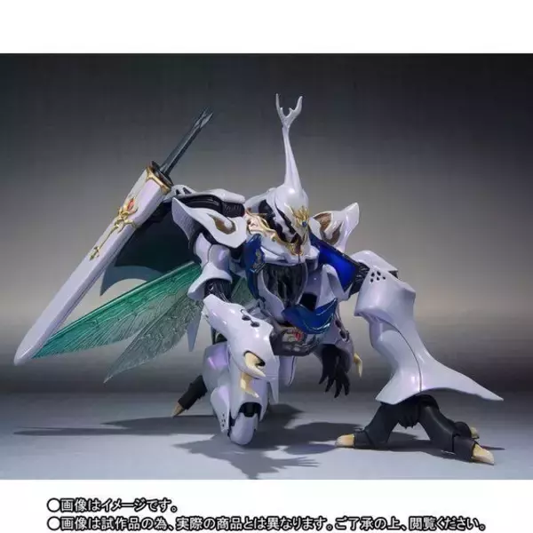 「「聖戦士ダンバイン」“バランバランの秘宝”サーバイン、オーラ力を彩色で再現し立体化！」の画像