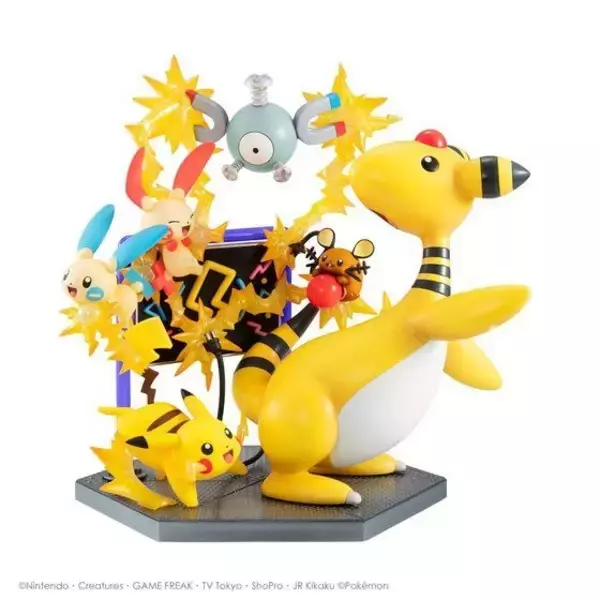 「ポケモン」ピカチュウら“でんきタイプ”が集合でビリっとフルパワー!! フィギュア登場