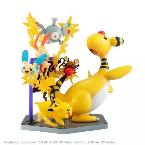 「「ポケモン」ピカチュウら“でんきタイプ”が集合でビリっとフルパワー!! フィギュア登場」の画像