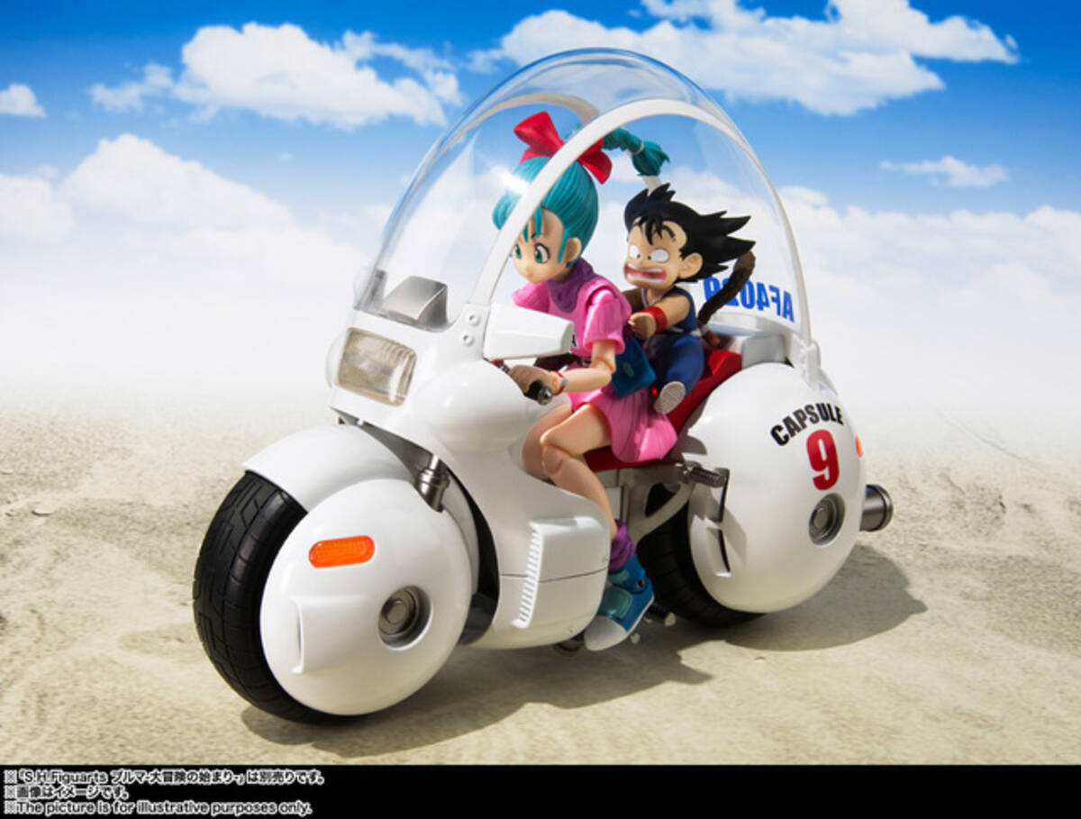 ドラゴンボール」悟空とブルマの“出会い”のバイクのフィギュアが登場 