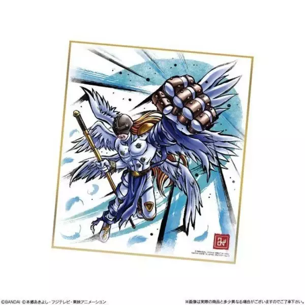 「「デジモン」アグモンたちが勢ぞろい！ イラスト色紙16種がセットになって登場♪」の画像