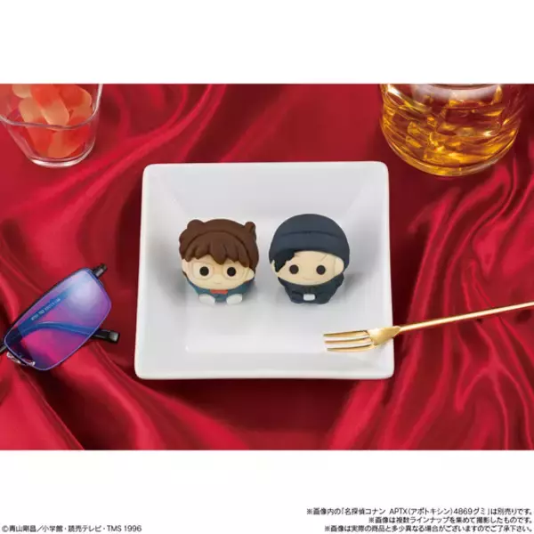 「コナンと赤井がちょこんと座る和菓子に！ 「食べマス」に登場」の画像
