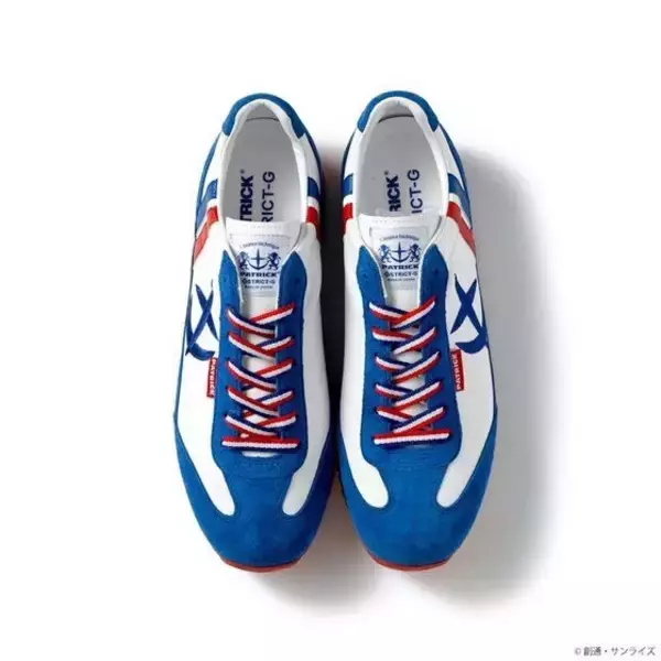 「「機動戦士ガンダム」仏スニーカーブランド「PATRICK」とコラボ！ 連邦、ジオン、赤い彗星... 全3モデルに注目」の画像