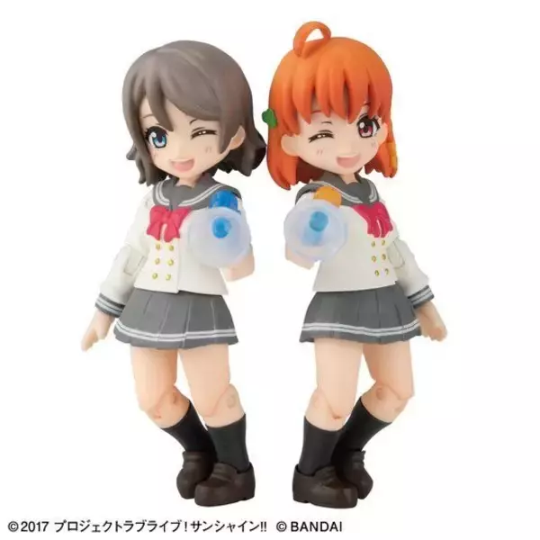 「「ラブライブ！サンシャイン!!」高海千歌、渡辺曜、黒澤ルビィと水鉄砲でバトル！フィギュア情報」の画像