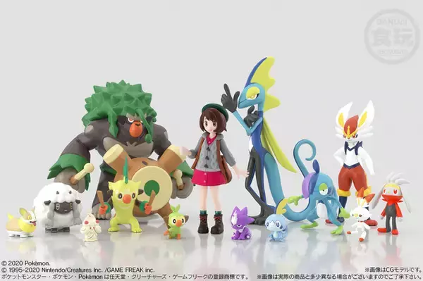 「ポケモン」ガラル地方のみんなが勢ぞろい！1/20スケールフィギュア新シリーズ始動