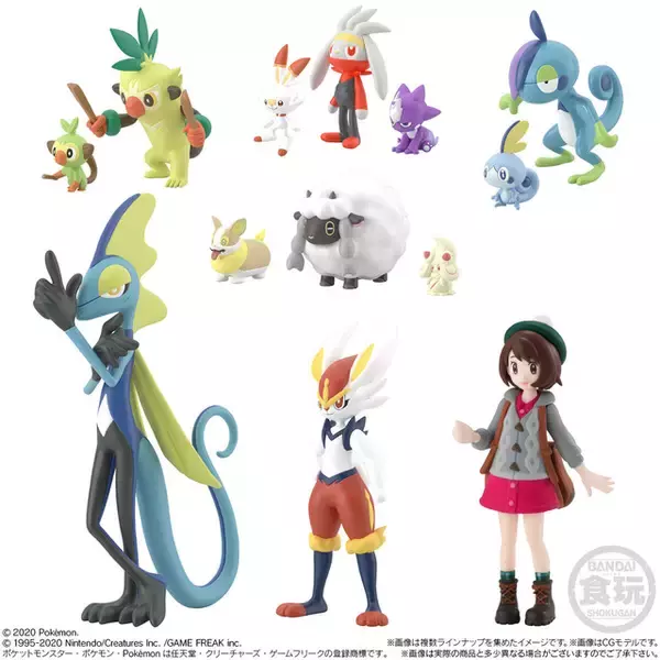 「「ポケモン」ガラル地方のみんなが勢ぞろい！1/20スケールフィギュア新シリーズ始動」の画像