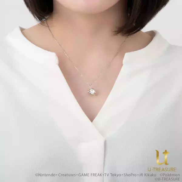 「へんしんポケモン“メタモン”がネックレスに！ 柔軟に形を変える姿を立体で再現」の画像