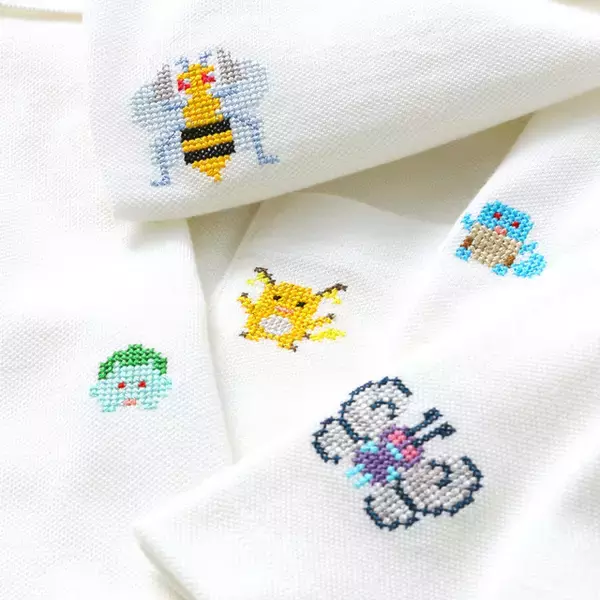 「ポケモンシャツから夏に嬉しいポロシャツ登場！ カントー地方151種の刺繍から選べる」の画像