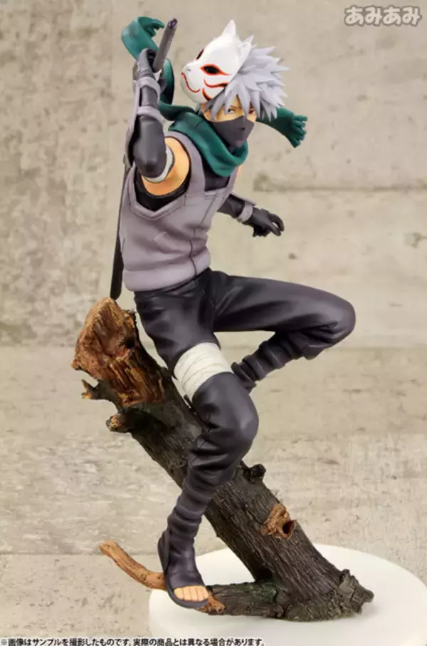 「「NARUTO-ナルト-疾風伝」カカシ、“暗部篇”フィギュア限定再販！ 衣装＆設定、躍動感あるポーズに注目」の画像