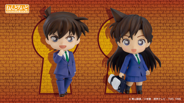 「名探偵コナン」工藤新一と毛利蘭がねんどろいどに “探偵ならわたしの心ぐらい…推理しなさいよ!! バカー!!”