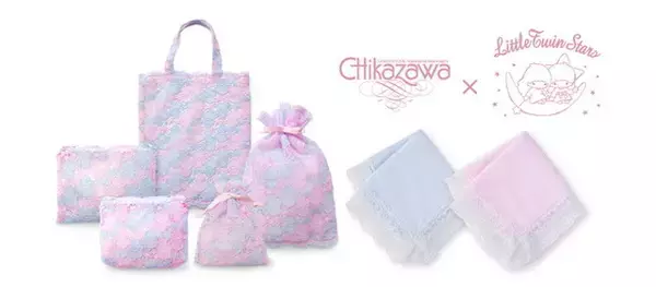 サンリオ“キキとララ”が幻想的なハンカチ＆小物に♪老舗レース専門店とコラボ