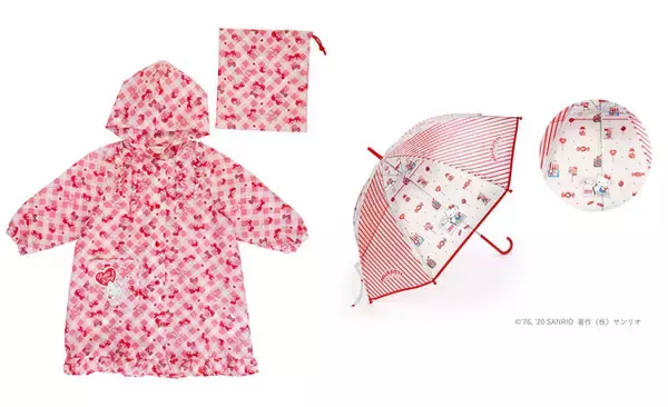 「サンリオ」推しキャラと一緒に梅雨も楽しく♪ 雨具やお家遊びグッズが登場