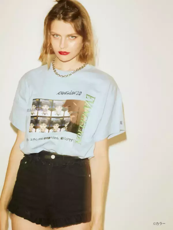 「ヱヴァンゲリヲン×jouetie」劇中シーンをスタイリッシュに！コラボTシャツ登場