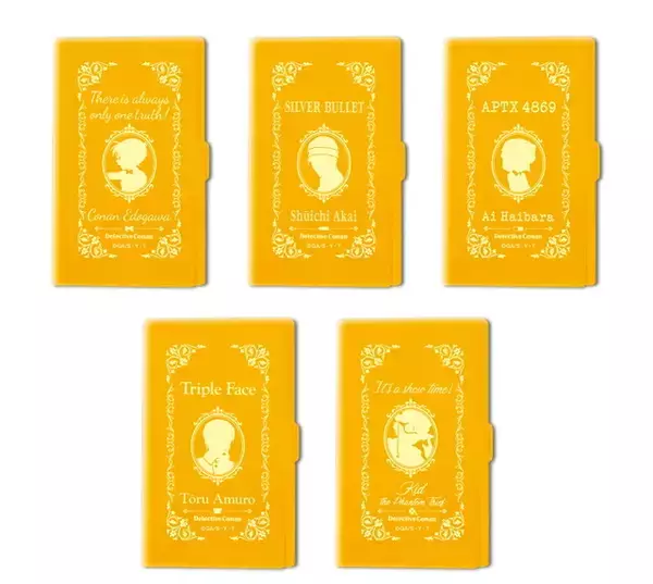 「「名探偵コナン」赤井、安室、キッドたちが“小説”に!? 大人可愛い“小説表紙”風デザイングッズ登場」の画像