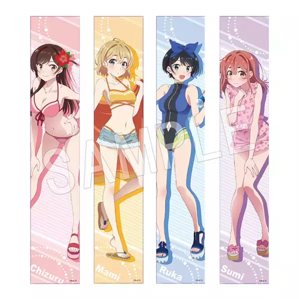 彼女、お借りします」 ヒロインたちの水着姿がまぶしい...！ 描き 