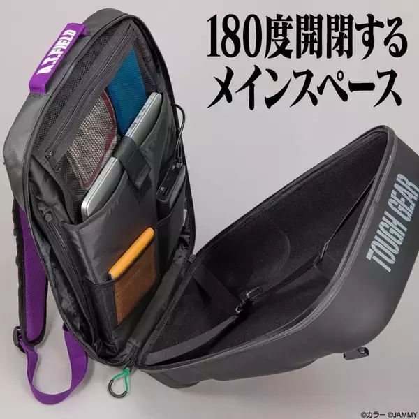 「「エヴァンゲリオン」初号機イメージのハードシェル型リュック登場！ “EVA素材”でA.T.フィールド並み防御効果」の画像