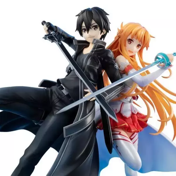 「SAO」黒の剣士・キリト＆閃光のアスナが背中合わせで立体化！ 10周年の軌跡をここに…