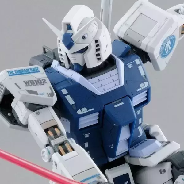 「ガンダム」ガンダムが限定MG1/100でガンプラ化！ 爽やかなブルーのガンダムベースカラーに注目