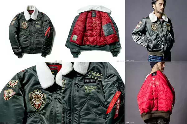 「「Zガンダム」エゥーゴとティターンズ、どちらを選ぶ？　35周年記念！ “ALPHA INDUSTRIES”コラボMA-1登場」の画像