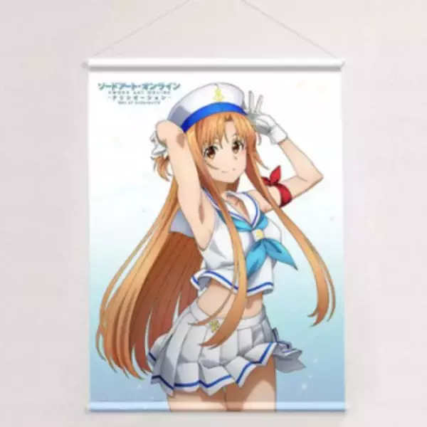 「「SAO」アスナのセーラー服姿がまぶしい！ B2タペストリー登場」の画像