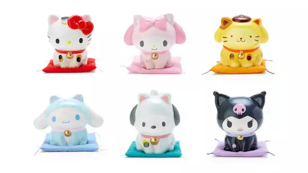 「ハローキティ、マイメロ、シナモンたちが“丑（うし）”に変身！ 新年にぴったり「サンリオ干支・縁起シリーズ」」の画像