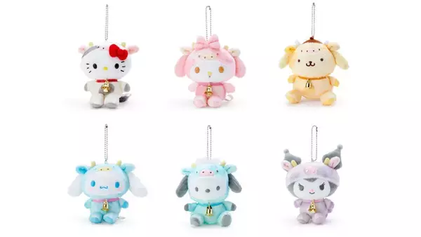 「ハローキティ、マイメロ、シナモンたちが“丑（うし）”に変身！ 新年にぴったり「サンリオ干支・縁起シリーズ」」の画像