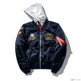 「「ガンダムSEED」キラ＆アスランをイメージした“MA-1”ジャケット登場！ ミリタリーブランド・ALPHAとコラボ」の画像1