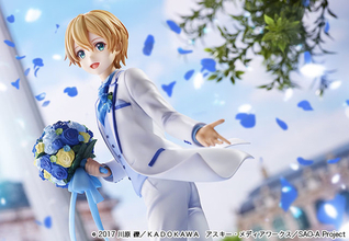 「SAO」ユージオが白スーツをまとい立体化！ 青い薔薇を持ち、あなたをエスコート