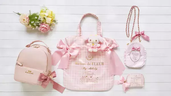 「「メゾン ド フルール×サンリオ」第2弾が登場！ ポムポムポリン＆ポチャッコがコラボグッズに仲間入り」の画像