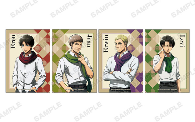 進撃の巨人 イベントで 一輪の花を持ったエレン ジャン エルヴィン リヴァイが登場 19年11月11日 エキサイトニュース