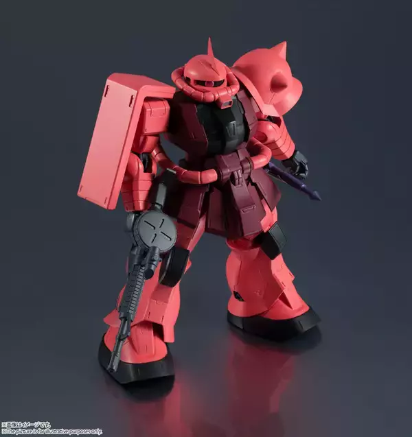 「「機動戦士ガンダム」シャア専用ザクII、“GUNDAM UNIVERSE”でアクションフィギュア化！ マッシブな造形に注目」の画像