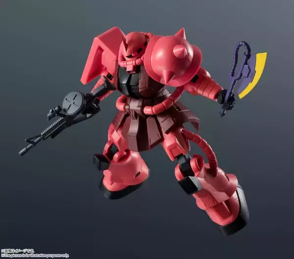 「「機動戦士ガンダム」シャア専用ザクII、“GUNDAM UNIVERSE”でアクションフィギュア化！ マッシブな造形に注目」の画像