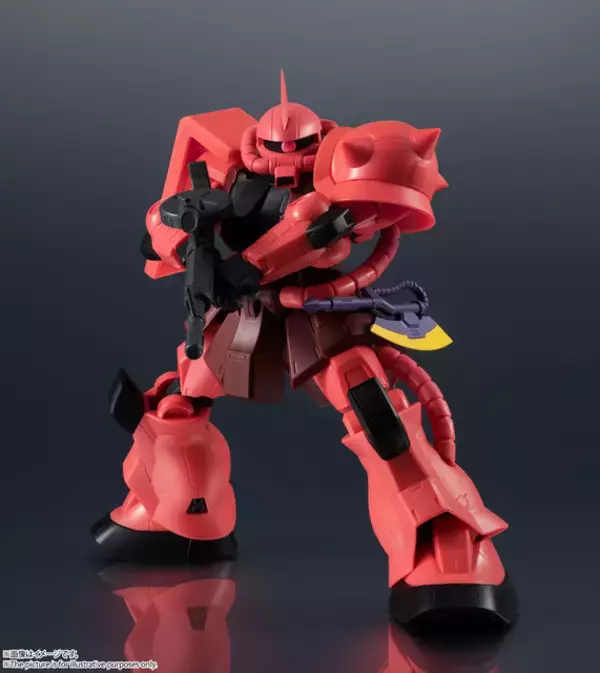 「機動戦士ガンダム」シャア専用ザクII、“GUNDAM UNIVERSE”でアクションフィギュア化！ マッシブな造形に注目