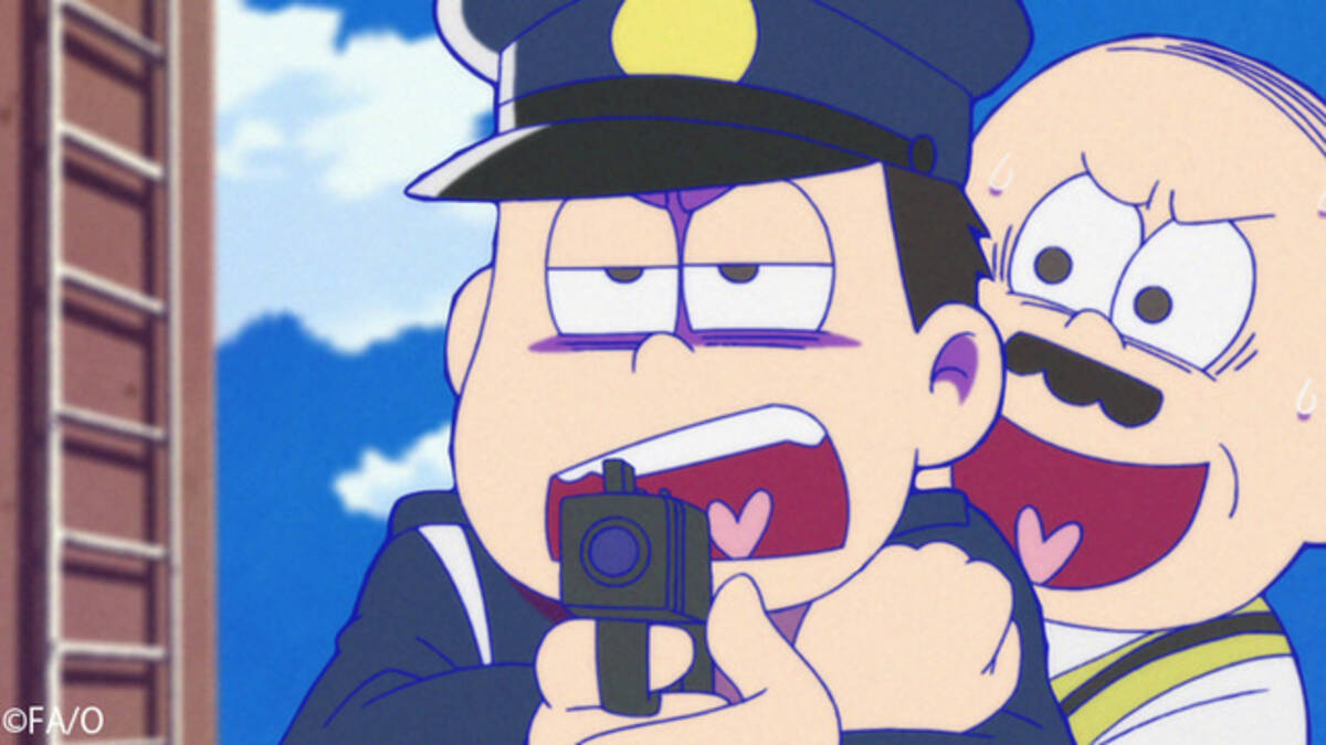 おそ松さん 警察官姿の一松に注目 6つ子の コスプレ コント特集 第15話先行カット 21年1月18日 エキサイトニュース