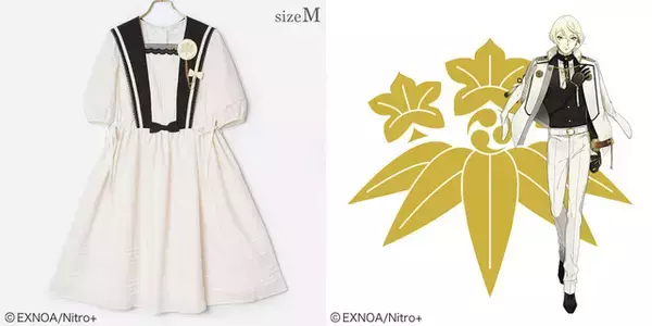 「刀剣乱舞」髭切、膝丸、鶴丸国永をイメージしたガーリーなワンピースが登場！