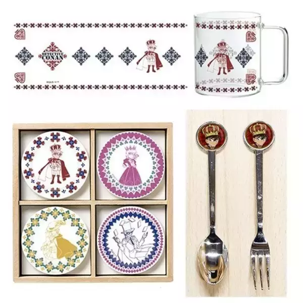 「「名探偵コナン」安室透や怪盗キッドとティータイム♪ 描き下ろしイラスト使用のグッズが登場！」の画像