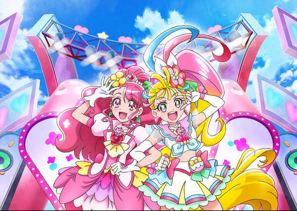 トロピカル ジュ プリキュア 短編映画の予告公開 トロプリたちが常夏ハイテンションでスカイダイビング 21年2月23日 エキサイトニュース