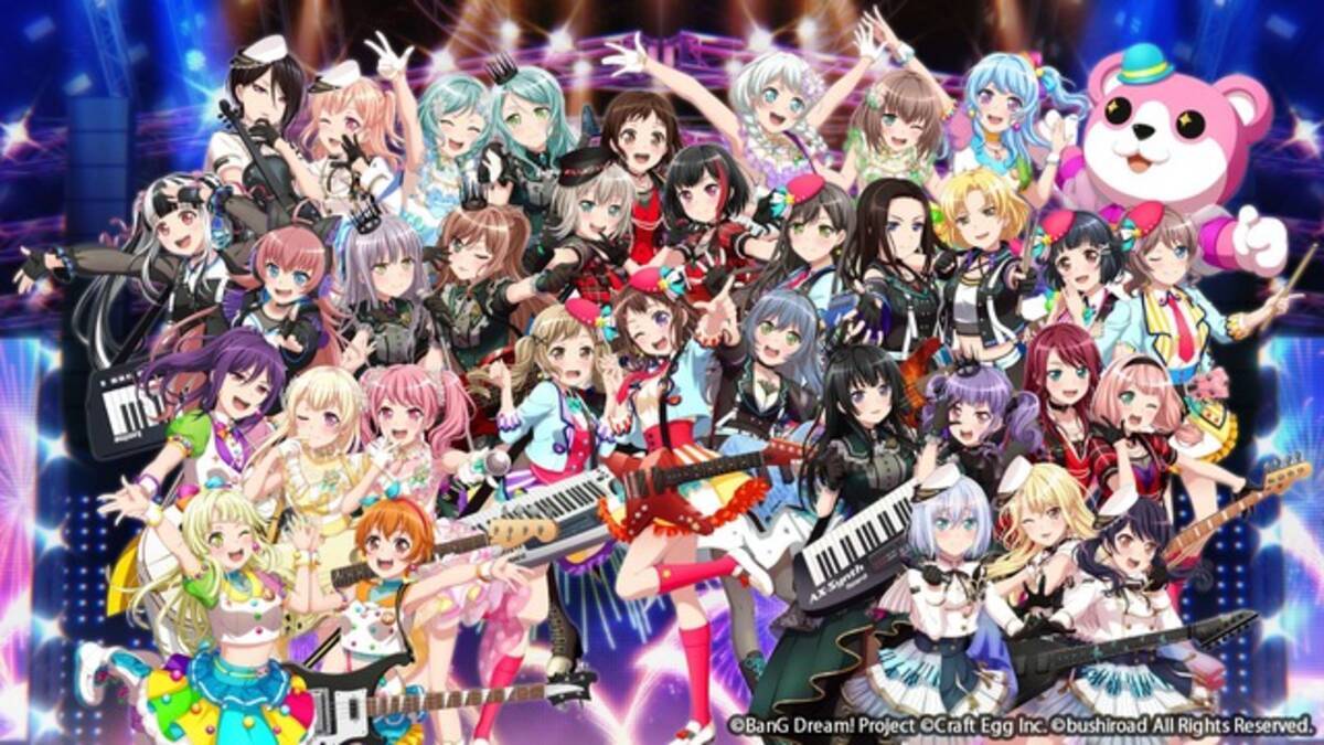 バンドリ ガルパ 4周年記念の内容発表 スター合計7000個配布 ドリフェス開催 夜に駆ける カバーなど 21年3月1日 エキサイトニュース