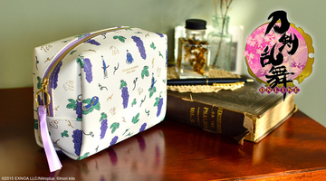 「刀剣乱舞」とフルーツをモチーフにした鬼頭祈コラボのポーチがリニューアルして登場！