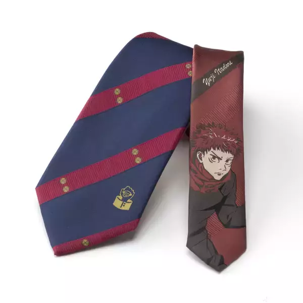 「「呪術廻戦」虎杖、伏黒、釘崎たちをイメージしたネクタイが登場！ ファンにはひと目でわかる仕様に！」の画像
