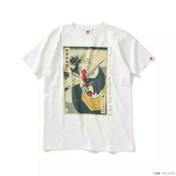 「「ガンダム」“ファースト”は浮世絵調、“SEED”は筆絵調で表現！アパレルグッズ登場」の画像