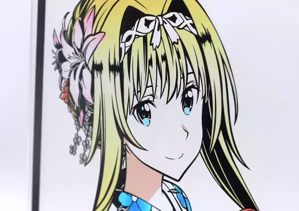 「「SAO アリシゼーション WoU」アリスの浴衣姿のカラー切り絵が登場！林檎飴を片手に夏祭りをイメージ♪」の画像